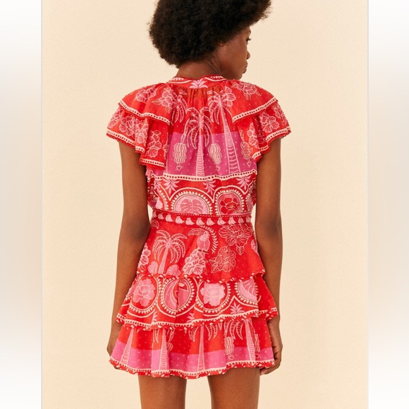 FARM RIO Summer Sunrise Mini Skirt (NWT) - Picture 2 of 11